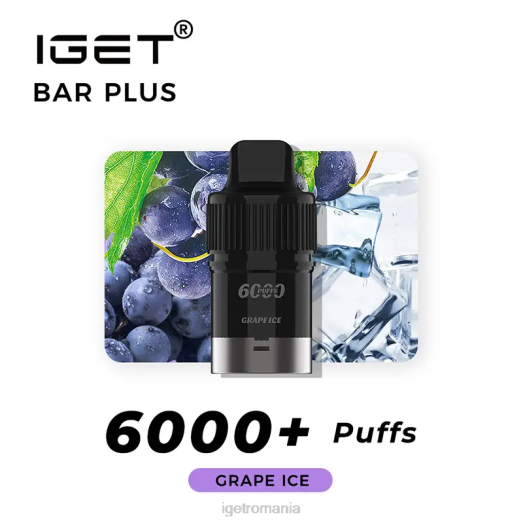 IGET bar price bar plus pod 6000 pufuri 800R258 gheață de struguri