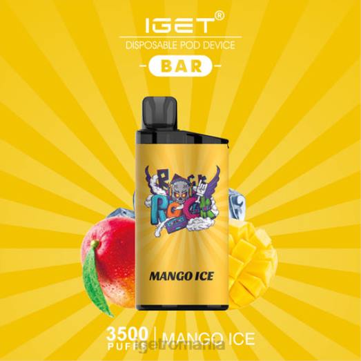 IGET vape sale bar - 3500 pufuri 800R431 mango