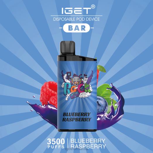 IGET bar online bar - 3500 pufuri 800R618 gheață de afine și zmeură