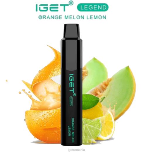legenda IGET bar price - 4000 pufuri 800R602 portocale pepene lămâie